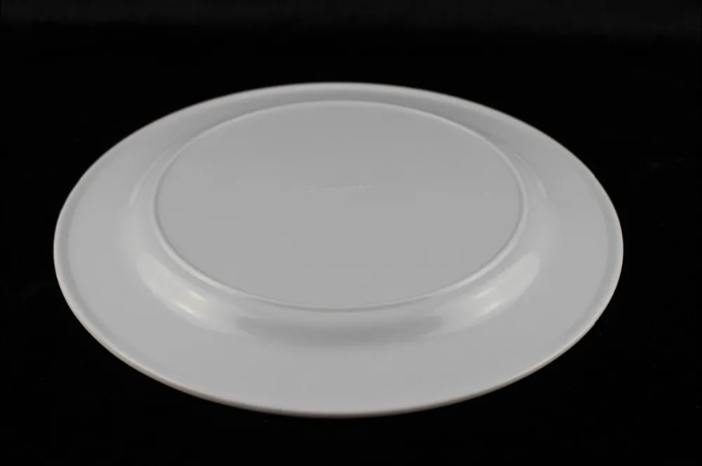 100%melamine white plate