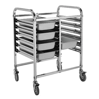 Stainless Steel Gn 1/1 Pan Food Bakery Mobile Tray Rack Trolley - Buy ...