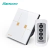 China factory rf 433mhz wireless remote control dimmer wall touch switch