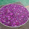 Red agate slabs with glass Marble Type backlit Red gemstone