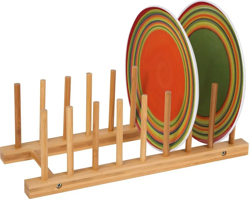 Подставка для тарелок деревянная