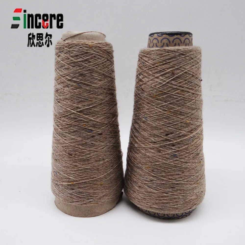 Hot Sale 1/16nm Neppy Yarn Cotton And Wool Blended Yarn For Knitting