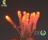 Hot selling 20 LED Haloween christmas street light decoration 2m in RED Battery Operated