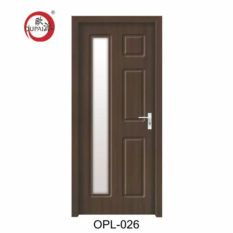 Последнее прибытие разумная цена звуковая защита офис ПВХ стеклянная входная дверь