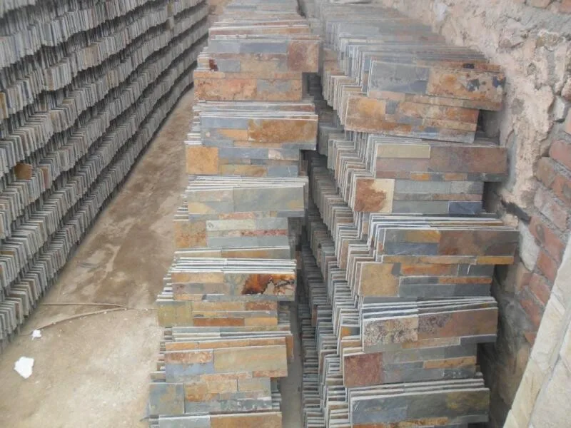 Paneles De Revestimiento De Pared De Piedra Natural,Piedra Apilada Para