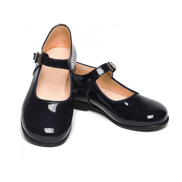 Europe Style Patent Leather Kids Girls Comfortable Dressy Flat