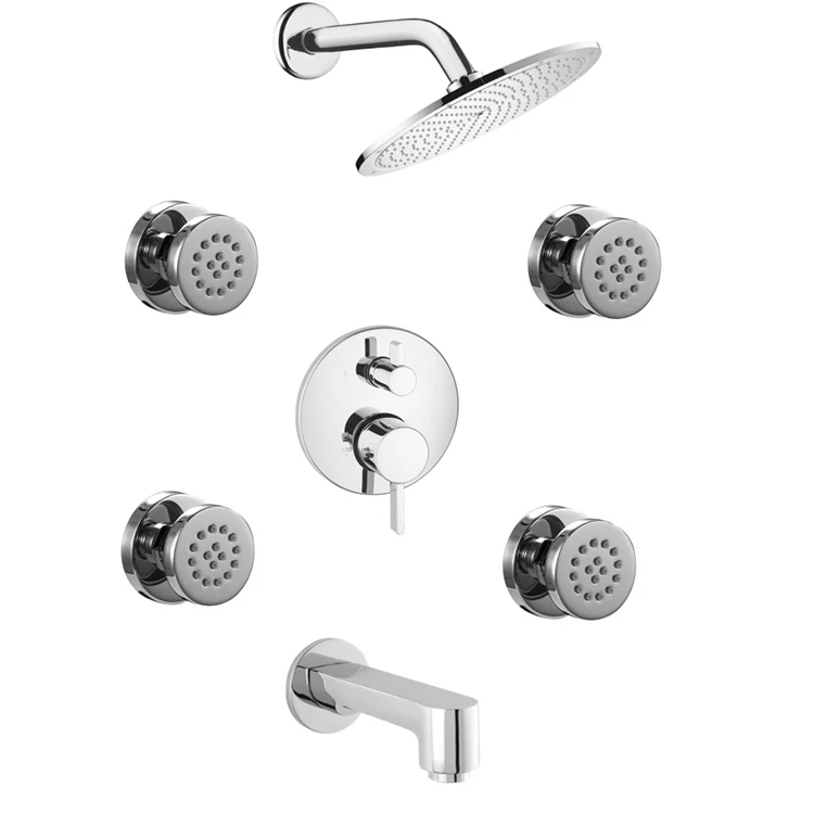 Upc Shower Set With Brass Body Jet And Tub Faucet Buy Upc Shower