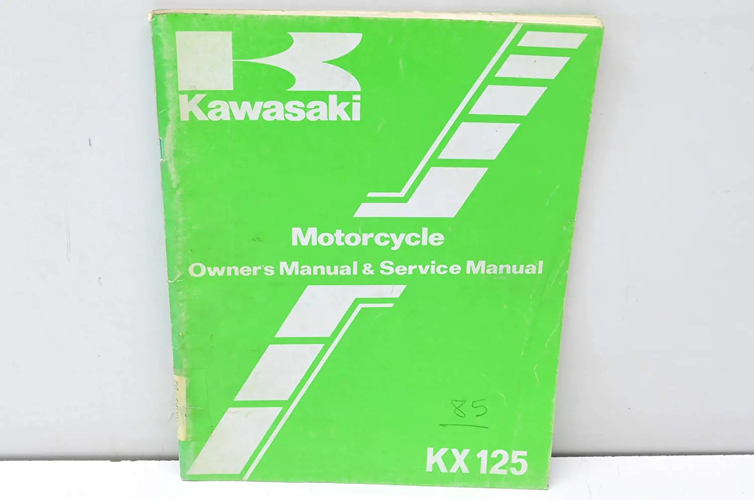 Get Quotations · Kawasaki 99920-1289-02 KX125 Motorcycle Owner's Manual & Service Manual ...