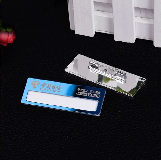 304 Stainless Steel Metal Name Brand Logo Tags With Laser For Company ...