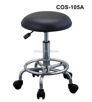 Esd Working Chair Without Backrest Pu Leather Stool - Buy Chair Without