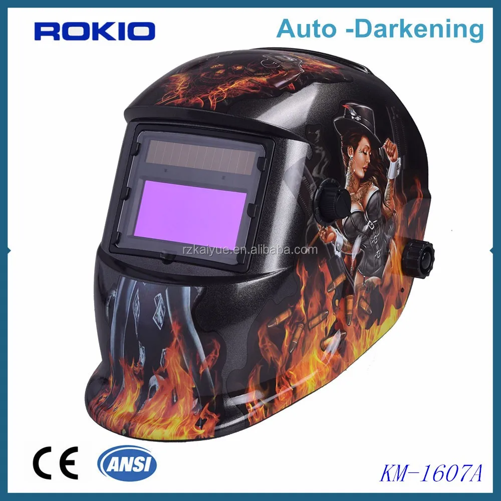 Auto Darkening Welding Helmet/ Welding With Novelty Designs Km1600