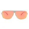 Big Shades Orange Fancy Sun glasses Orange Expensive Sunglasses Metal XT-XH-(14)