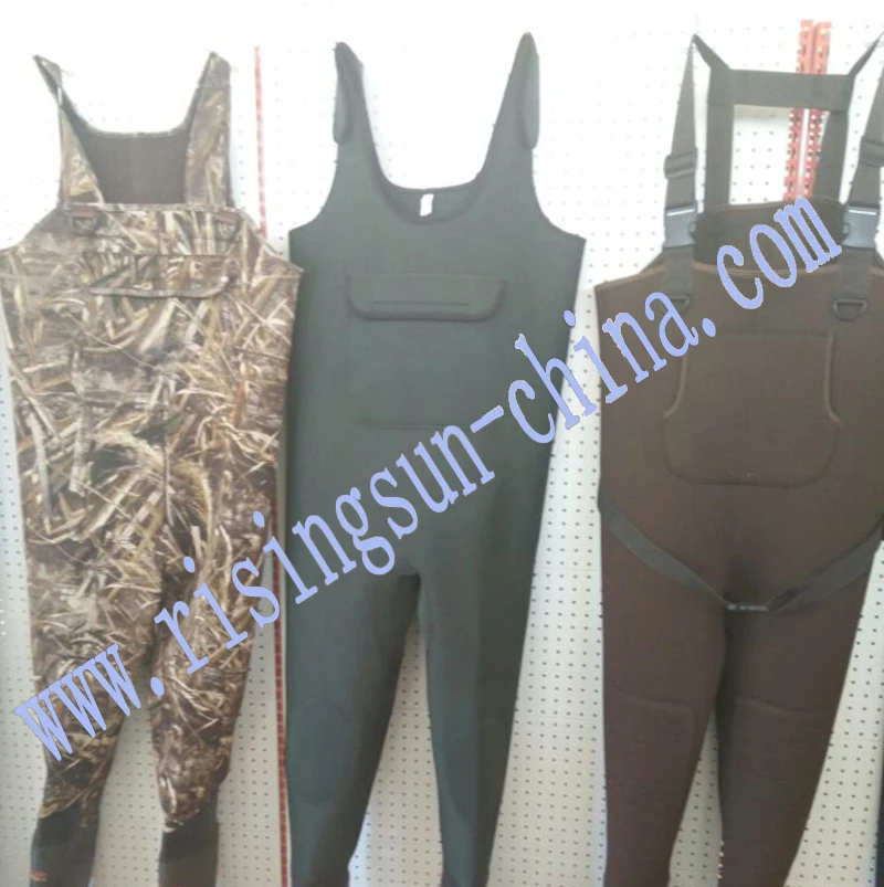 Camo Neoprene Fishing Wader Thick Neoprene Pants For Fishing Warm