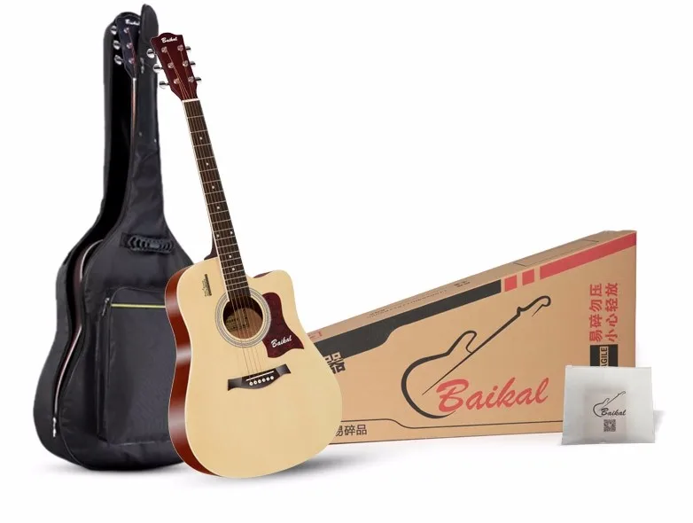 Cheap Guitar For Sale Online Cool 40'' Guitar Acoustic Solid Spruce Top