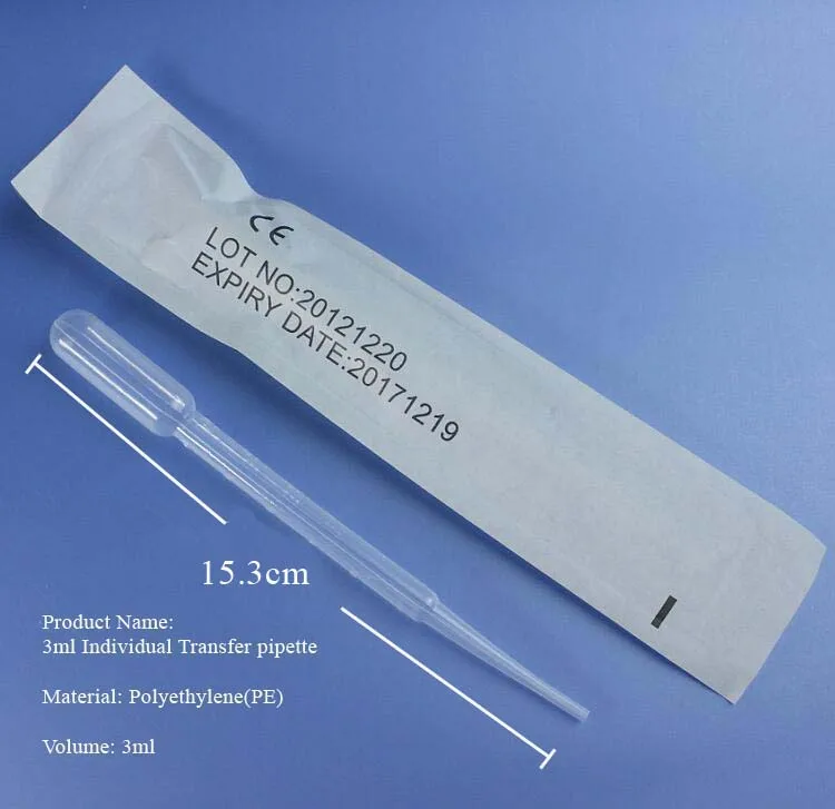 Disposable Single Use 3ml Pipette Lab Consumable Buy Disposable Lab
