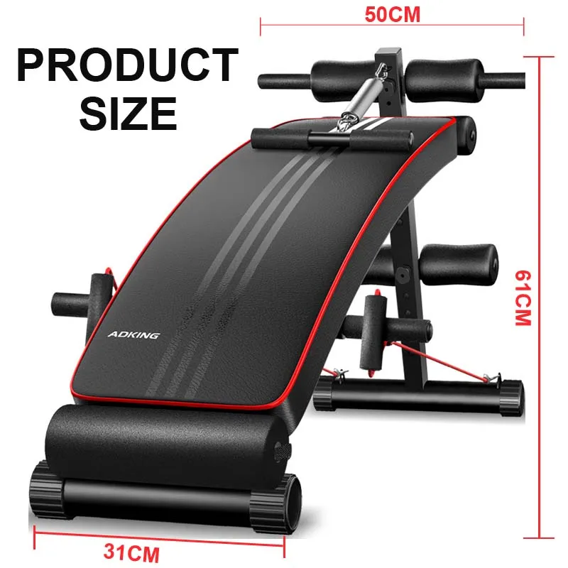 Multifunction Abdominal Bar Curved Exercise Equipment Sit Up Bench Board