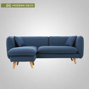 Macaroon Por Modern Fabric Sofa With Footrest Macaroon Por Modern Fabric Sofa With Footrest