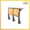 Fire resistant classroom step MDF board aluminum folding table and chairs set high school furniture classroom chairs YA-015A