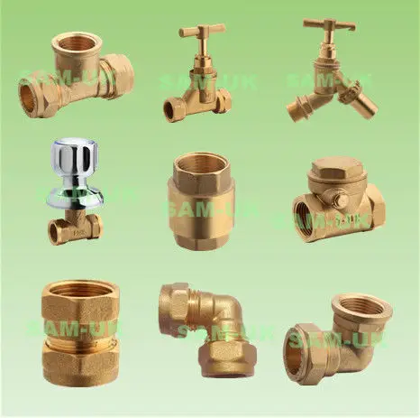 high quality BSPT u-pvc female thread elbow with brass