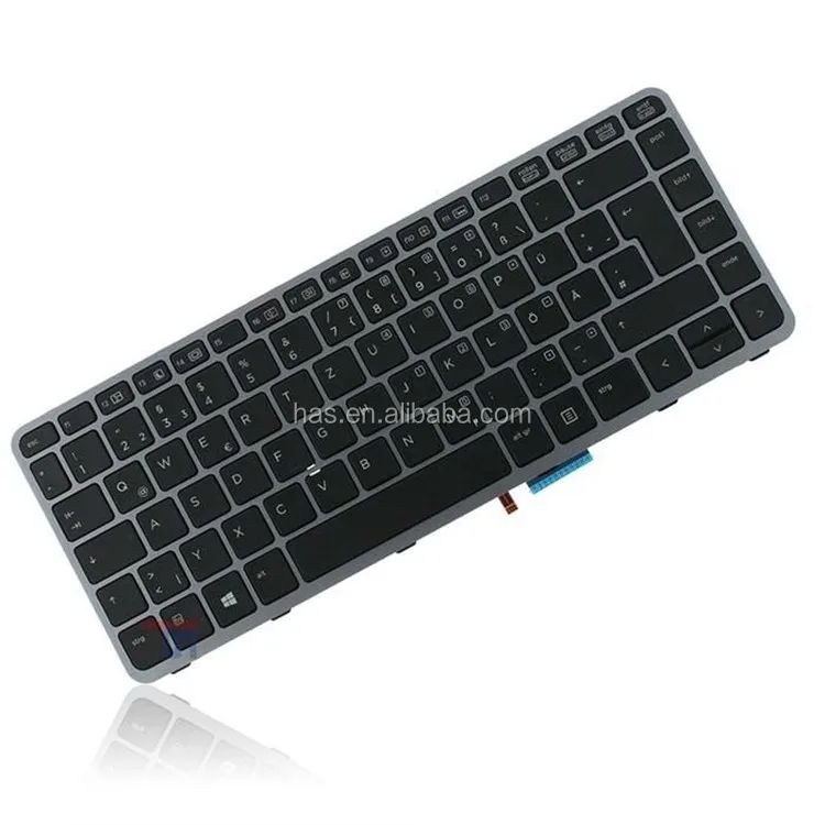 Replacement Backlit Keyboard For HP EliteBook Folio 1040 G1 G2 - US Layout, Black, With Frame, No TrackPoint (736933-001)