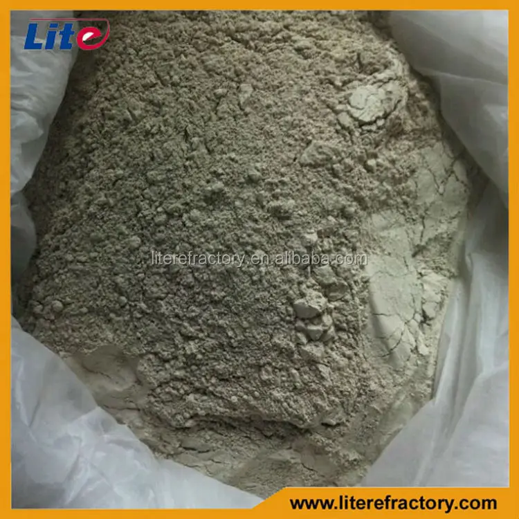 Induction Furnace Lining Material Unshaped Refractory Drying Blue Ram Refractory Factory Manufacturer