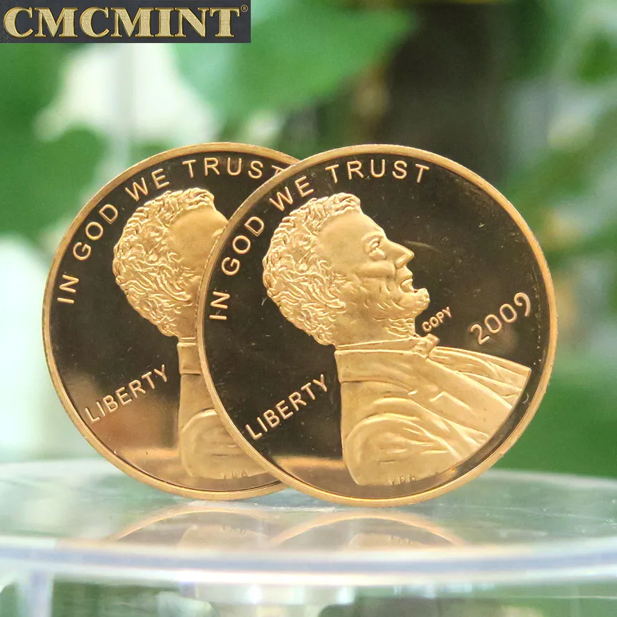1 Oz 999 Fine Copper 1 Of 4 Jumbo Penny Lincoln On A Log Round Coins
