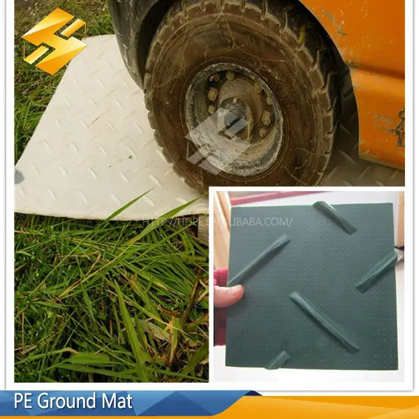Large Plastic Mats Hdpe Hard Plastic Mats/uhmwpe Crane Footrest/pe
