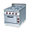 All Stainless Steel Electric Range With 4-Burner and Electric Oven