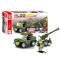 J321 Kids Favorites DIY 93pcs Field Armies Assemble Toy Early Educational Brinquedos Cannon Small Particles Building