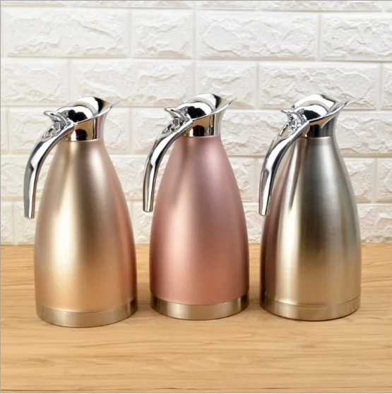 2l 1.5l Best Selling Stainless Steel Tea Jug Coffee Kettle Vacuum