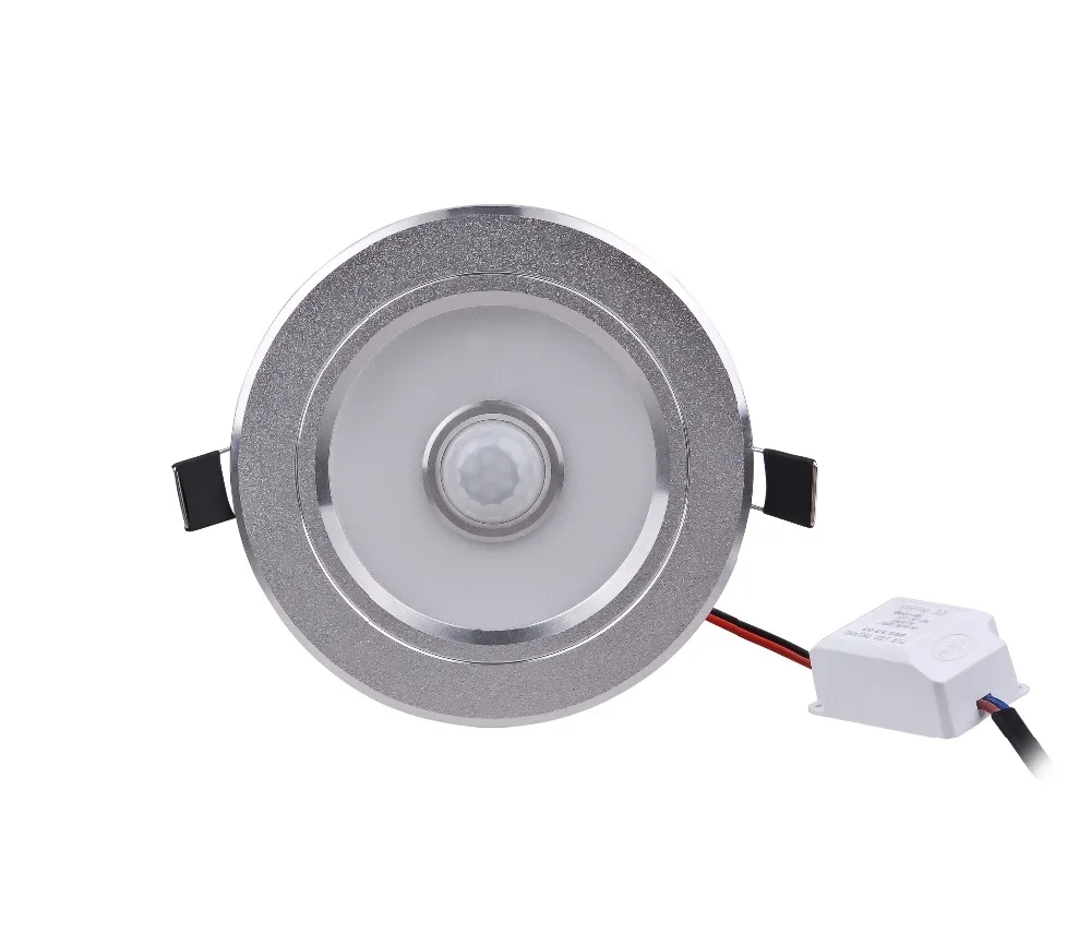 Pir Motion Sensor Recessed Round Led Downlight For Indoor Buy High