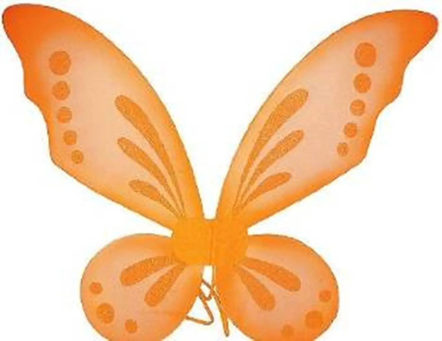 Orange Adult Tinkerbell Pixie Butterfly Fairy Wings Dress Up Girls Costume