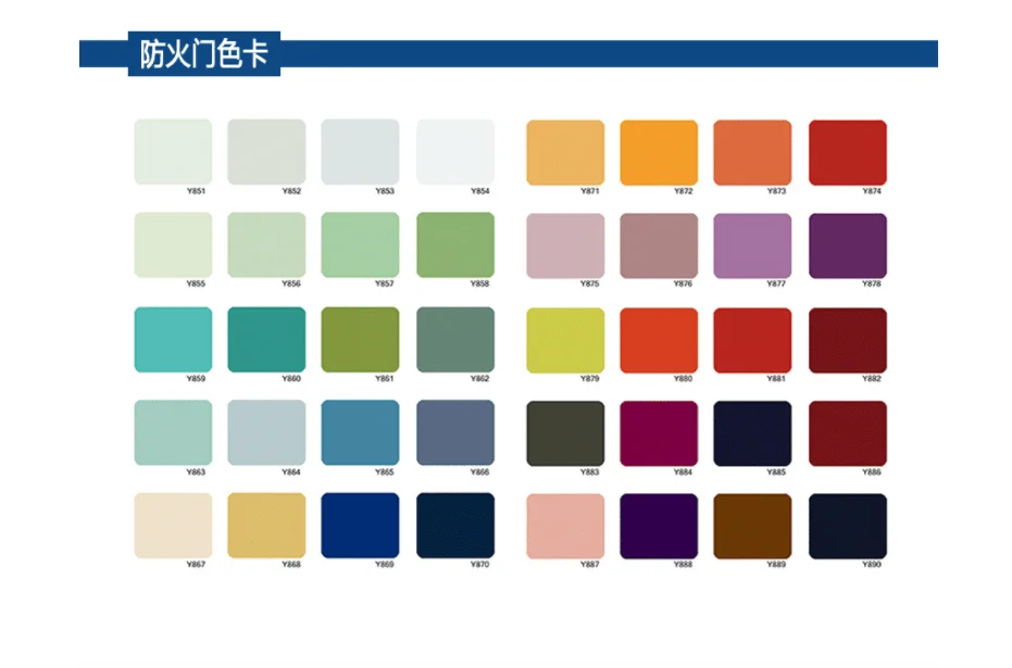 steel fire door with single, double and unequal