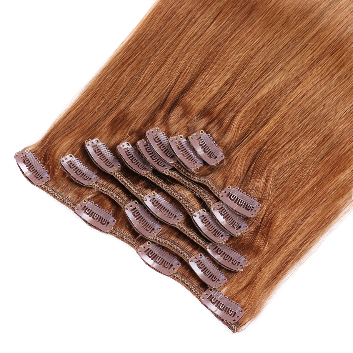120g 150g Two Tone Quad Weft Clip On Hair Extension,Bohemian Remy Clip
