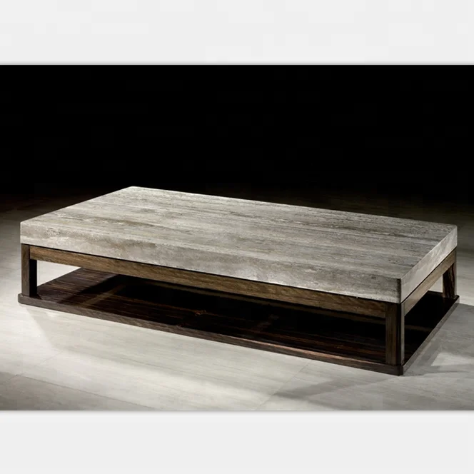 Natural Stone Travertine Marble Coffee Table Grey View Karuidi Details From Foshan Turri Furniture Co Ltd On