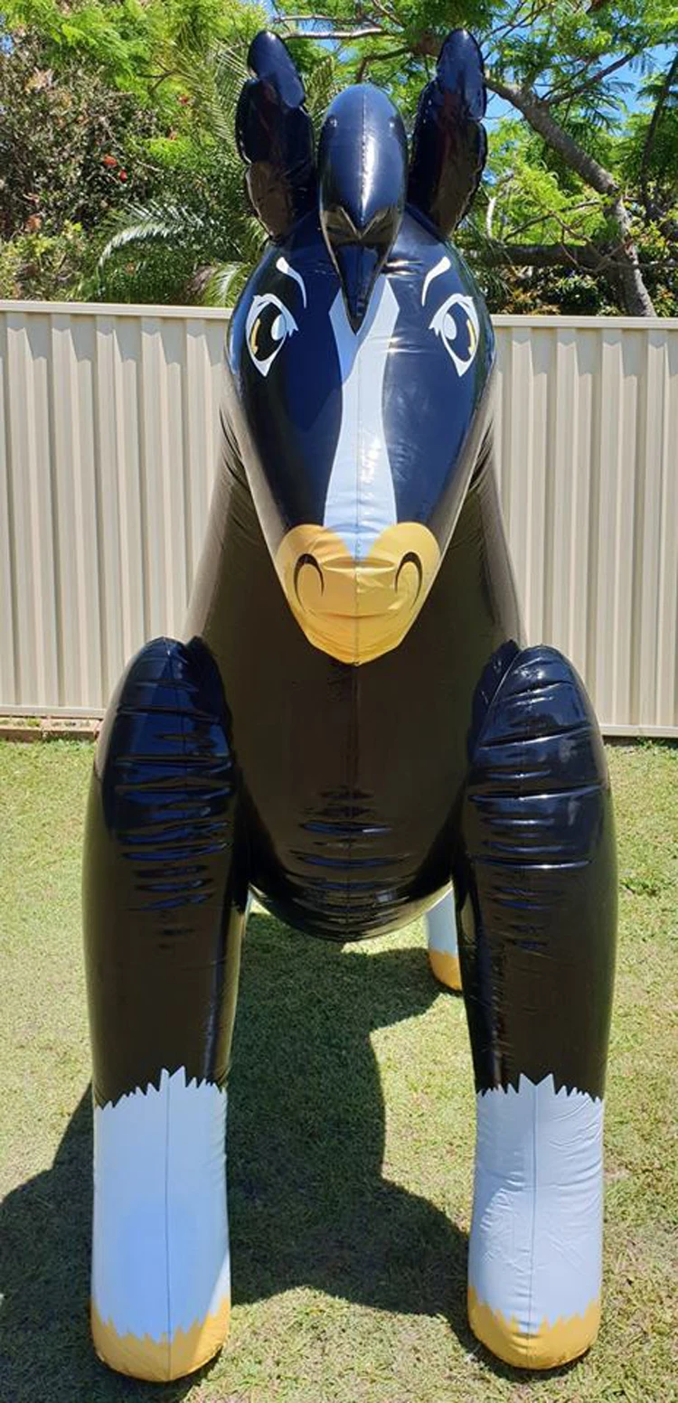 2019 Hight Quality Environmental Pvc Black Inflatable Horse For Sale ...