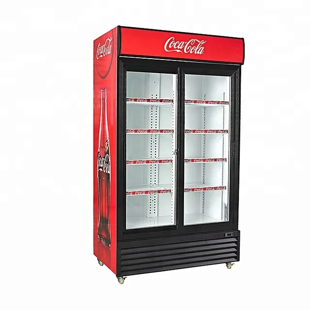 coca cola fridge freezer