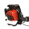 TOPWE Blower Back pack Bag Engine Blast 75,6cc Air Leaf Grass blower Professional Petrol garden blower long tube