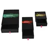 custom paper jewelry packaging made with 2mm rigid cardboard gift drawer boxes bracelet match boxes
