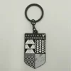 Popular black nickel plated western fashion keychain or keyring