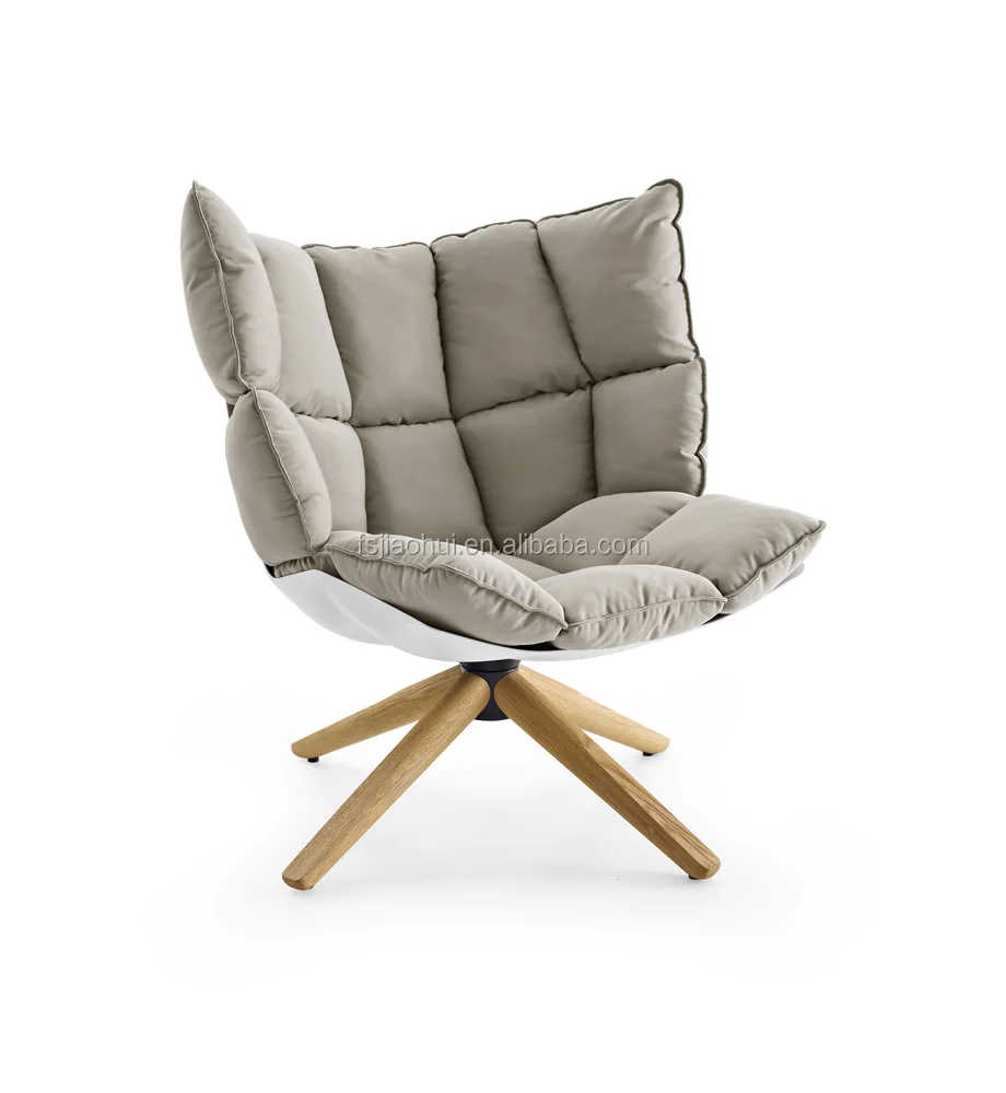 Modern design white fiberglass shell replica modern husk chair