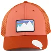 High quality custom embroidery patch 6 panel mesh trucker hat low profile golf hat