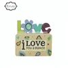 Attractive love expression ornaments resin brick decorations home crafts