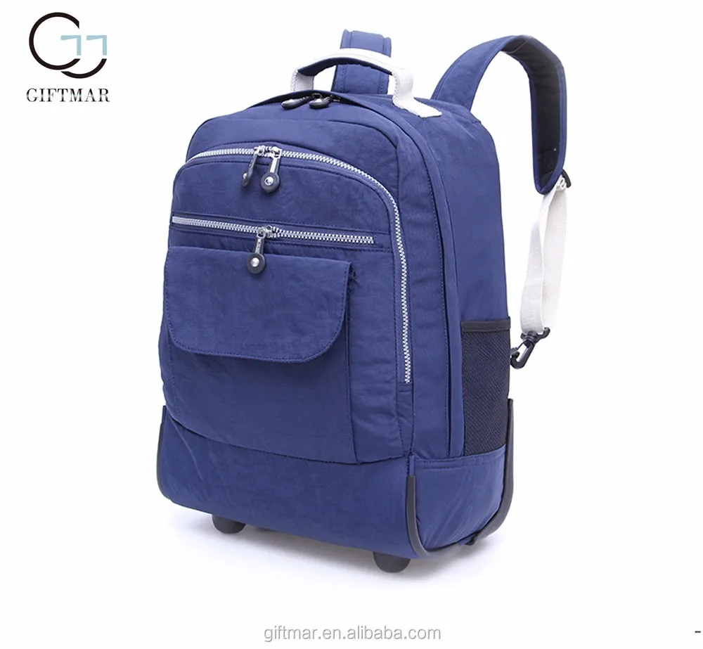China Alibaba New Design Best Selling High End Luggage Travel Trolley Backpack Bags With Wheels ...