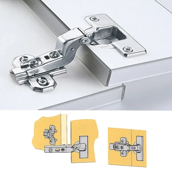 Stainless Steel German Made Clip On Soft Closing Hinges Vt16.008 Buy German Made