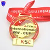 Design your own sports medals first second third sport karate finisher medal zinc alloy medal with lanyard