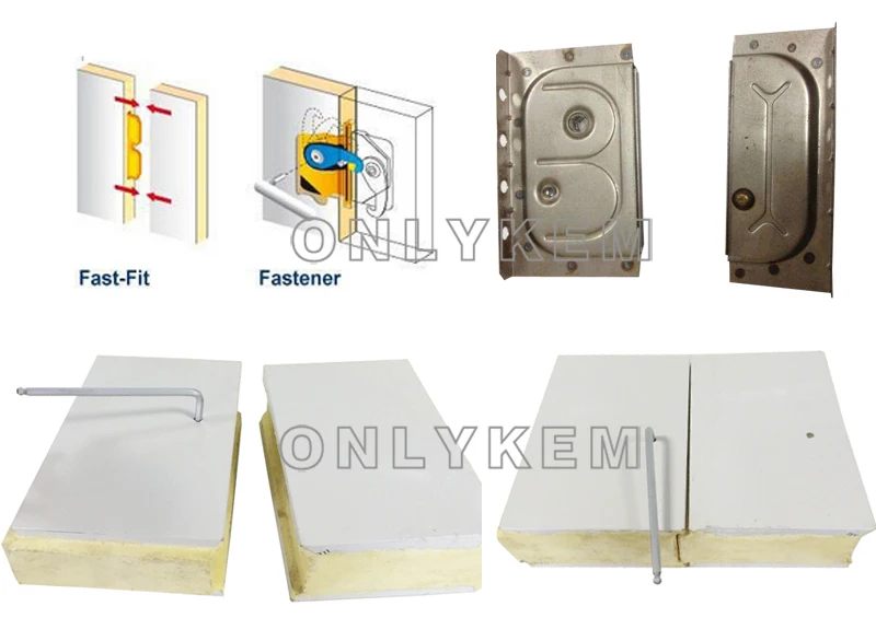 Polyurethane Pupir Sandwich Panel, Wall, OKL120S - detail 2