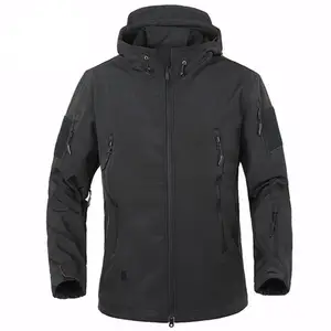 Men Combat Jacket Waterproof Softshell Fleece Jacket With Hood Men Combat Jacket Waterproof Softshell Fleece Jacket With Hood