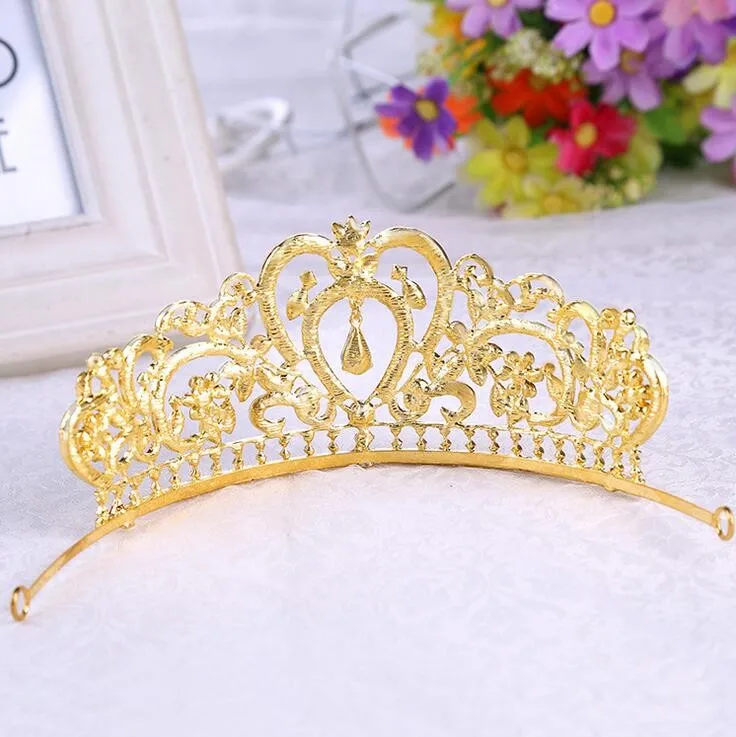 Wholesale Hair Tiaras And Crowns With Red And Blue Crystal Jewelry