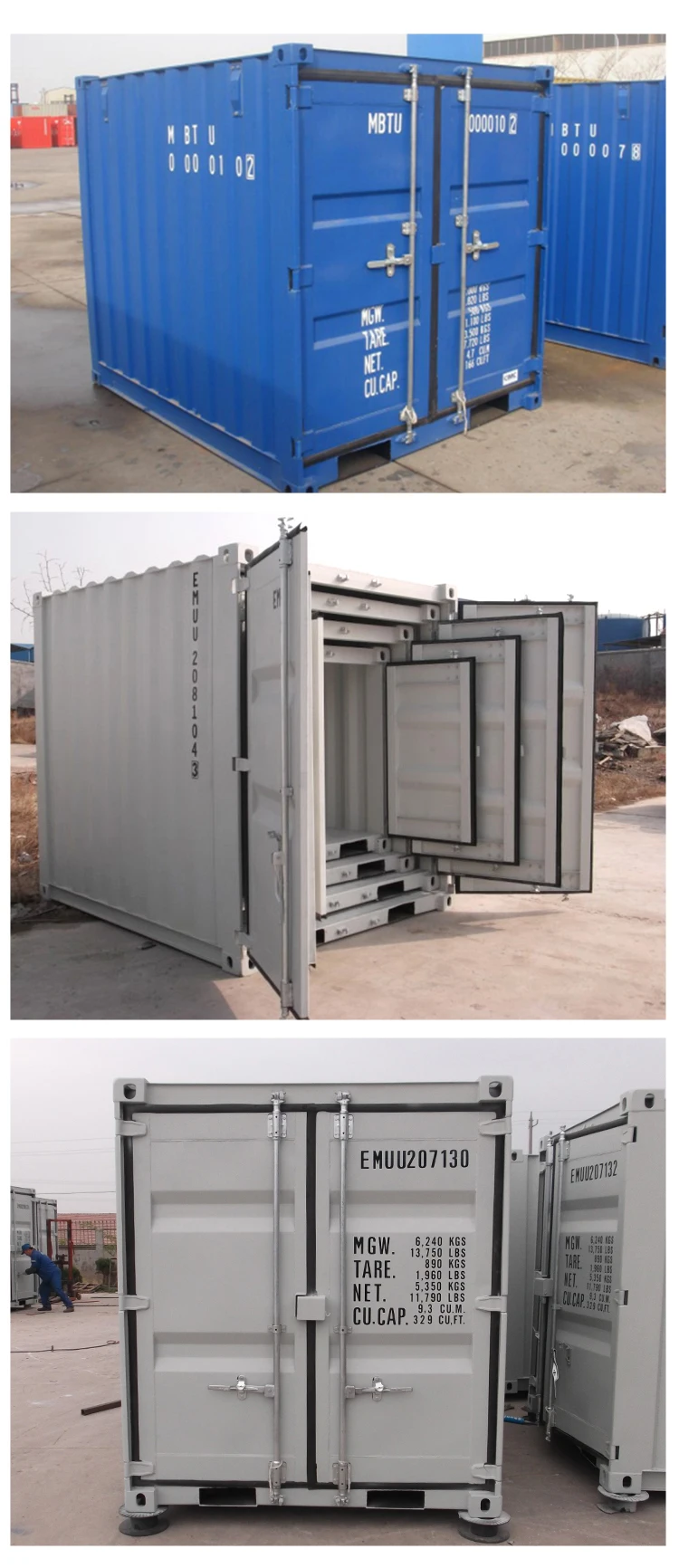 10 FT Container Heavy Duty Extra Large Storage Trunk Box Locker